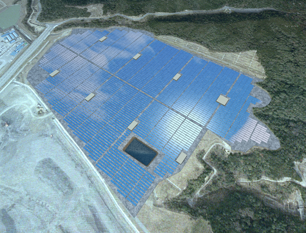 「DREAM Solar 和歌山市加太」の完成イメージ(画像:大和ハウス工業) 「DREAM Solar 和歌山市加太」の完成イメージ(画像:大和ハウス工業)