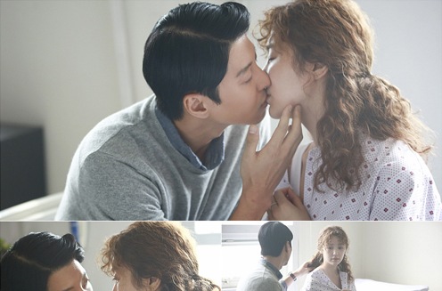 ユン・ウネ＆イ・ドンゴンの切ないキスシーンがキャッチされた。写真=エネックステレコム