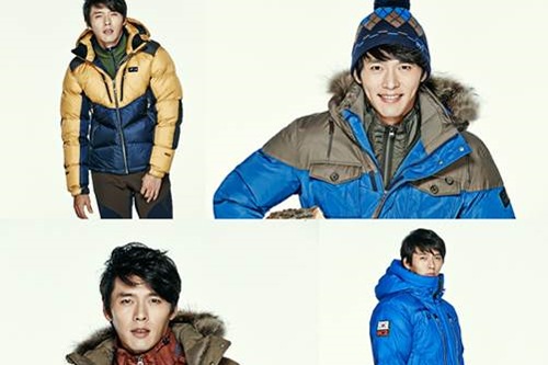 アウトドアブランドK2(www.k2.co.kr)が、ヒョンビンをモデルにダウンジャケットのグラビアを公開した。