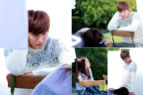 イ・ミンホとパク・シネが青く澄んだ空の下、ときめく“物干し場恋模様”を繰り広げ、本格的な激情ロマンスを予告した。写真=ファエンダムピクチャーズ