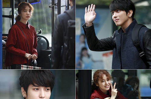 『未来の選択』でバスに乗るユン・ウネをチョン・ヨンファが見送り、別れの切なさが描かれた。写真=エネックステレコム