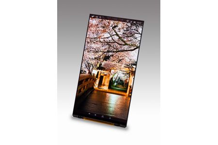 モバイル向け次世代高解像度5.4型WQHD液晶パネル（画像：ジャパンディスプレイ）