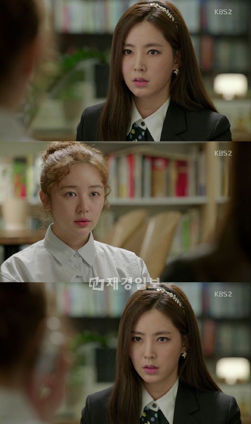 KBS2新月火ドラマ『未来の選択』で少々唐突な美人リポーター、ソ・ユギョン役を熱演中のハン・チェアが、チョン・ヨンファのハートを射止めるため戦略を練る姿が視聴者の目を引いた。写真= KBS 「未来の選択」キャプチャ