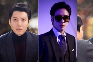 KBS月火ドラマ『未来の選択』のイ・ドンゴンとチョン・ヨンファが、“価値観”から“愛し方”まで、180度異なる“2人2色の新ライバル戦”を繰り広げ女心をときめかせている。写真提供=エネックステレコム