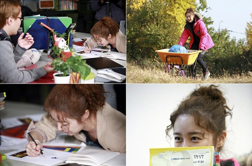 『未来の選択』のユン・ウネが、撮影現場を明るくする“ポジティブガール”6枚セットを公開した。写真＝エネックステレコム