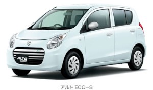 スズキが12月18日に発売する軽乗用車「アルト エコ」。ガソリン車No.1の低燃費35.0km/Lを実現した。 スズキが12月18日に発売する軽乗用車「アルト エコ」。ガソリン車No.1の低燃費35.0km/Lを実現した。
