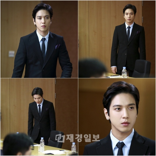 『未来の選択』のチョン・ヨンファが、財閥3世のラグジュアリーなスーツ姿で、アンダーカバーボスの威厳溢れるオーラを漂わせた。写真=エネックステレコム