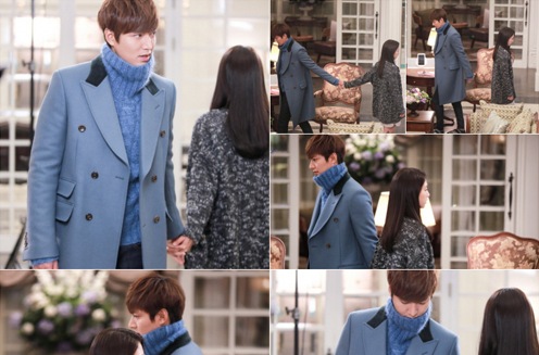 イ・ミンホとパク・シネが、繋いだ手を放しお互いを避けてしまうシーンが公開され、視線を引いている。写真=ファエンダムピクチャーズ