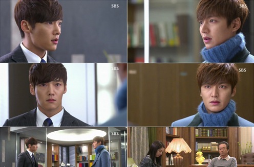 イ・ミンホが、異母兄弟であるチェ・ジニョクに向かって“涙の宣戦布告”を言い渡し、“王冠の重さ”に耐えるべく戦争を覚悟する姿が描かれた。