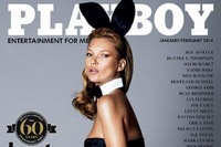 ケイト・モスがPLAYBOY誌にバニーガール姿で登場　パンプスはサンローラン