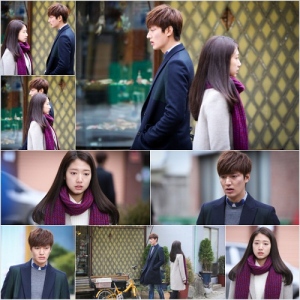 イ・ミンホとパク・シネが、お互いを熱く見つめるが結局すれ違うだけの切ないシーンを繰り広げた。写真=ファエンダムピクチャーズ