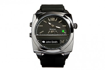 スマホと連動する次世代腕時計「マーシャンウォッチ」 - メール、着信の通知や音声操作が可能