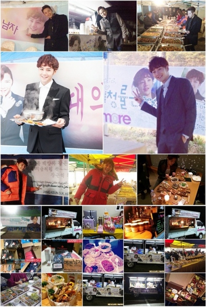 チャン・グンソクの多国籍ファンが、“ケータリング・リレー”の差し入れでKBSドラマ『綺麗な男』の撮影現場を温かく応援している。写真=ツリージェイカンパニー