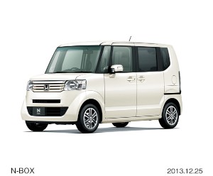 ホンダが25日、マイナーモデルチェンジして発売した軽自動車「N-BOX」