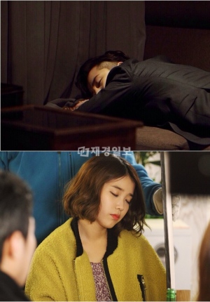 チャン・グンソク&IUのうたた寝姿がキャッチされ目を引いている。写真=グループエイト チャン・グンソク&IUのうたた寝姿がキャッチされ目を引いている。写真=グループエイト