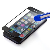 サンワサプライが発売したiPhone 5/ 5s / 5c用の強化ガラス製の画面保護フィルム「200-LCD019シリーズ」