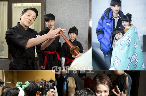 最近ますます人気を集めているドラマ『総理と私』の“総理ファミリー”が、心温まる撮影風景を公開し話題だ。