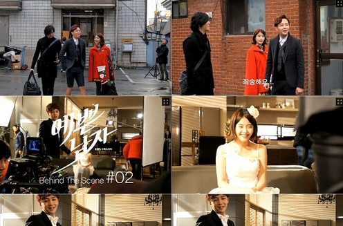 『綺麗な男』のメイキング映像が公開され、ネットユーザーらの熱い反応が続いている。写真＝『綺麗な男』メイキング映像キャプチャ