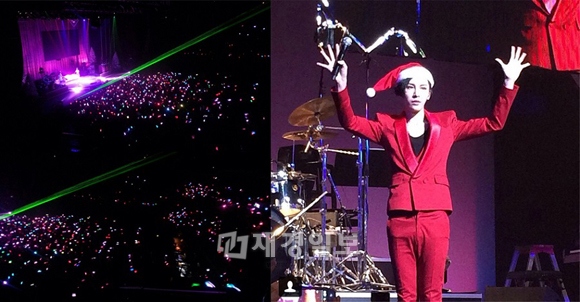 最近東京と大阪で単独コンサートを行ったノ・ミヌが、会場の熱気あふれる写真を追加公開し視線を集めている。写真＝ノ・ミヌのInstagramより