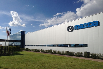 マツダが量産を開始したメキシコ合衆国グアナファト州サラマンカ市に位置する新工場「Mazda de Mexico Vehicle Operation」の外観（写真提供：マツダ）