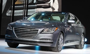 現代自動車(ヒュンダイ)は13日、2014北米国際自動車ショーで新型ジェネシスを初公開した。写真提供:現代自動車 現代自動車(ヒュンダイ)は13日、2014北米国際自動車ショーで新型ジェネシスを初公開した。写真提供:現代自動車
