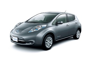 日産自動車の電気自動車（EV）「日産リーフ」