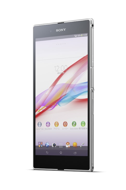 auの春モデルのスマートフォン「Xperia Z Ultra」(ソニーモバイルコミュニケーションズ株式会社)