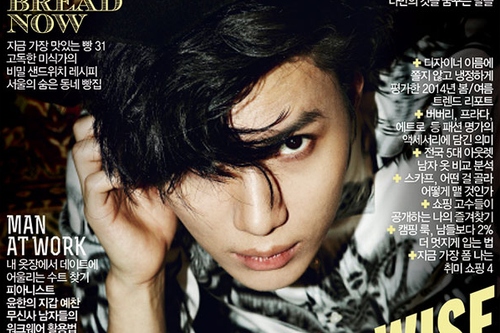 SHINeeのテミンが男性ファッションマガジン「GEEK」2月号の表紙を飾った。写真＝SMエンターテインメント