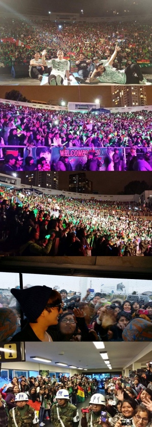 キム・ヒョンジュン（SS501マンネ）が、韓国人歌手として初めてボリビアでコンサートを開催した。
