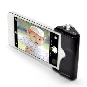 iPhone 5 / 5s用のカメラグリップ「iPhone Shutter AB GRIP 2」 iPhone 5 / 5s用のカメラグリップ「iPhone Shutter AB GRIP 2」