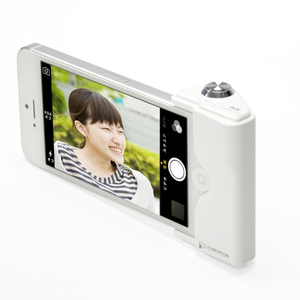 iPhone 5 / 5s用のカメラグリップ「iPhone Shutter AB GRIP 2」