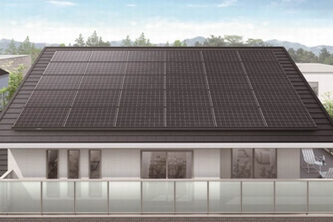 LIXILの太陽光発電システム「ソーラーラック Aタイプソーラーパネル」施工例