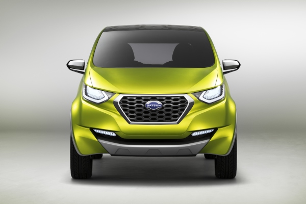 日産自動車がインドで開催中の第12回デリーオートエキスポ2014で公開した新コンセプトカー、ダットサン「redi-GO コンセプト」（写真提供：日産自動車）