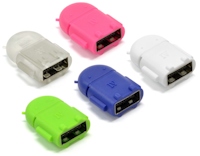 グーグルのAndroidのイメージキャラクター「ドロイド君」をモチーフにした「USB OTG （USB On-The-Go）アダプター」