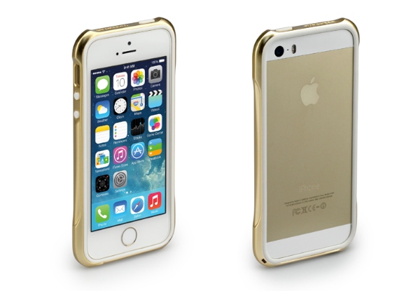 純度99.9%の金を使用したiPhone用バンパー「TUNEWEAR FRAME x FRAME SHOCKMOUNT for iPhone 5s / 5 (24金メッキ限定版)」