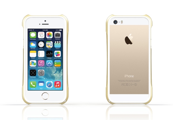 純度99.9%の金を使用したiPhone用バンパー「TUNEWEAR FRAME x FRAME SHOCKMOUNT for iPhone 5s / 5 (24金メッキ限定版)」