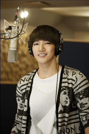 2PMのJun.K（キム・ミンジュン）のファンたちが、ボランティア活動を実践した。写真提供：ワールドシェア