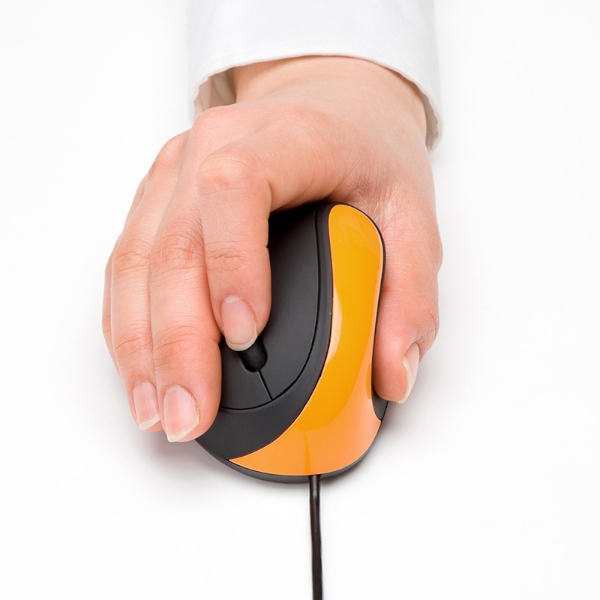 手首や肩への負担を軽減したエルゴノミクスマウス「エルゴ ミニマウス　400-MA057シリーズ」