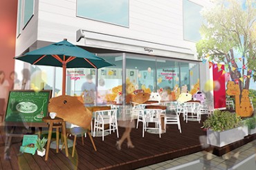 人気キャラ「カピバラさん」のカフェがオープン！代官山「Sign」とコラボレーション