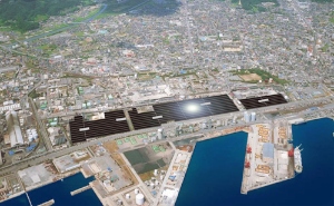 小名浜ソーラー発電所の完成イメージ
