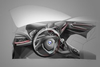 ニューBMW 2 シリーズ クーペのデザインスケッチ