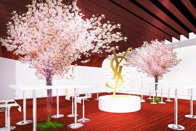 「イヴ・サンローラン・ボーテ(Yves Saint Laurent Beaute)」がお花見イベントを開催