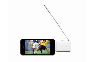 iPhoneやiPadで高画質の地上デジタル放送が見られるピクセラのフルセグチューナー「PIX-DT350-PL1」