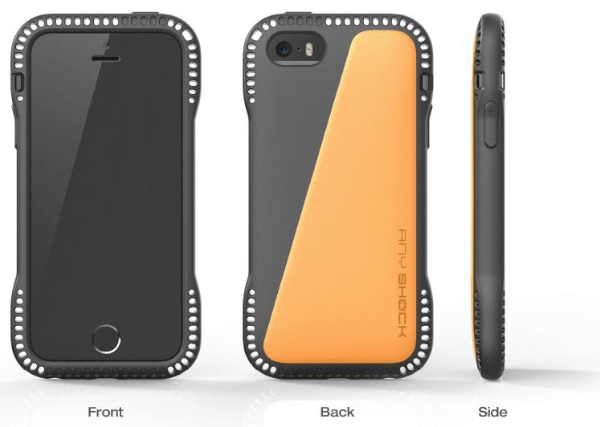 iPhone 5s / 5をエアクッションで衝撃から保護するケース「ANY SHOCK Air Cushion Case」