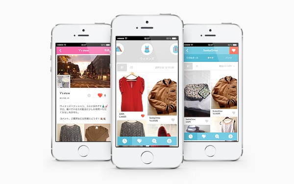 スマートフォンECサービス「LINE MALL」の画面イメージ