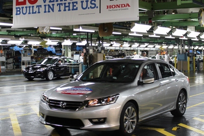 ホンダは米国での四輪車生産累計2,000万台を達成した。