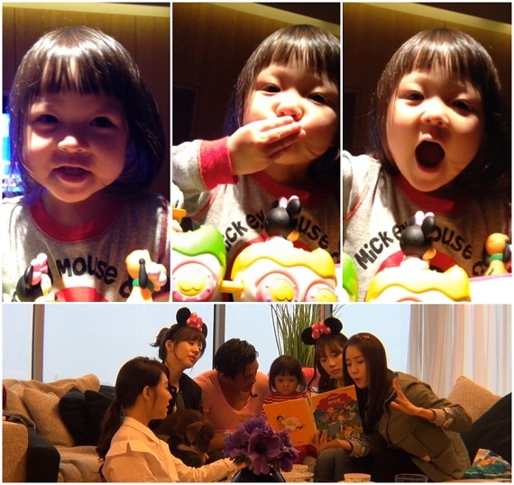 格闘家の秋山成勲とモデルSHIHOの娘サランちゃんが少女時代に愛の映像メッセージを送るといい話題を集めている。