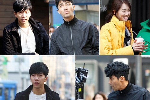 SBS新水木ドラマ『お前たちは包囲されている』の主演俳優チャ・スンウォン、イ・スンギ、コ・アラの初の撮影現場写真が公開された。写真= HBエンターテイメント