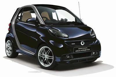 メルセデス・ベンツのマイクロコンパクトカー「スマート」の日本限定特別仕様車｢smart fortwo coupé & cabrio BRABUS Xclusive edition midnight blue｣