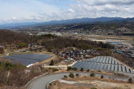 長野県飯田市で営業運転を開始した「第一実業飯田太陽光発電所」（第一実業の発表資料より）